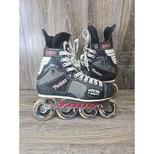 Vtg Tour TR551 Z Pivot Contour Trac Fit Senior Inline Hockey Skates Size 7